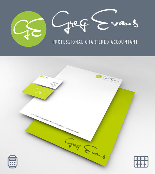Greg Evans branding